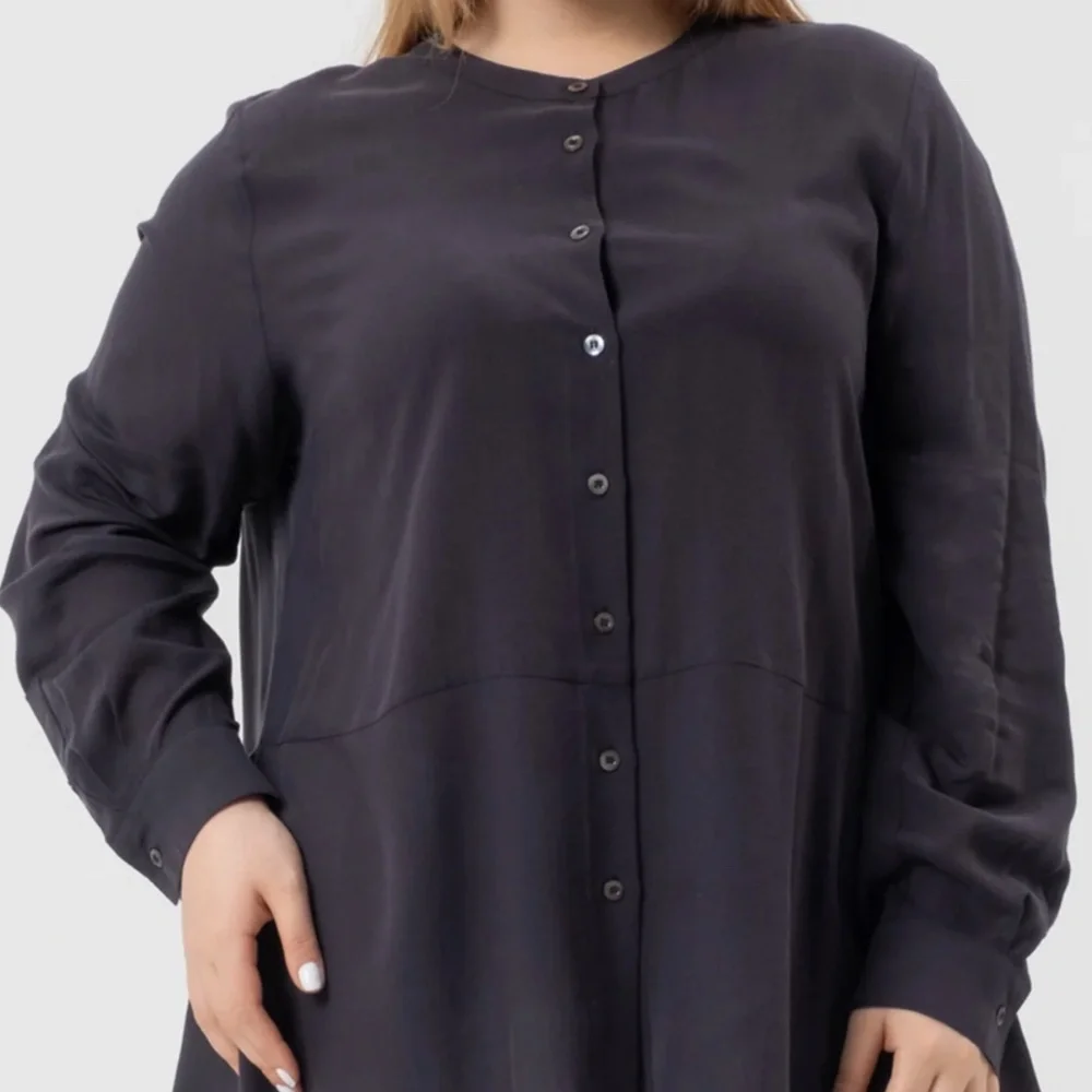 Harshman Ornella Tunic Sz 3X Navy - Picture 5 of 6